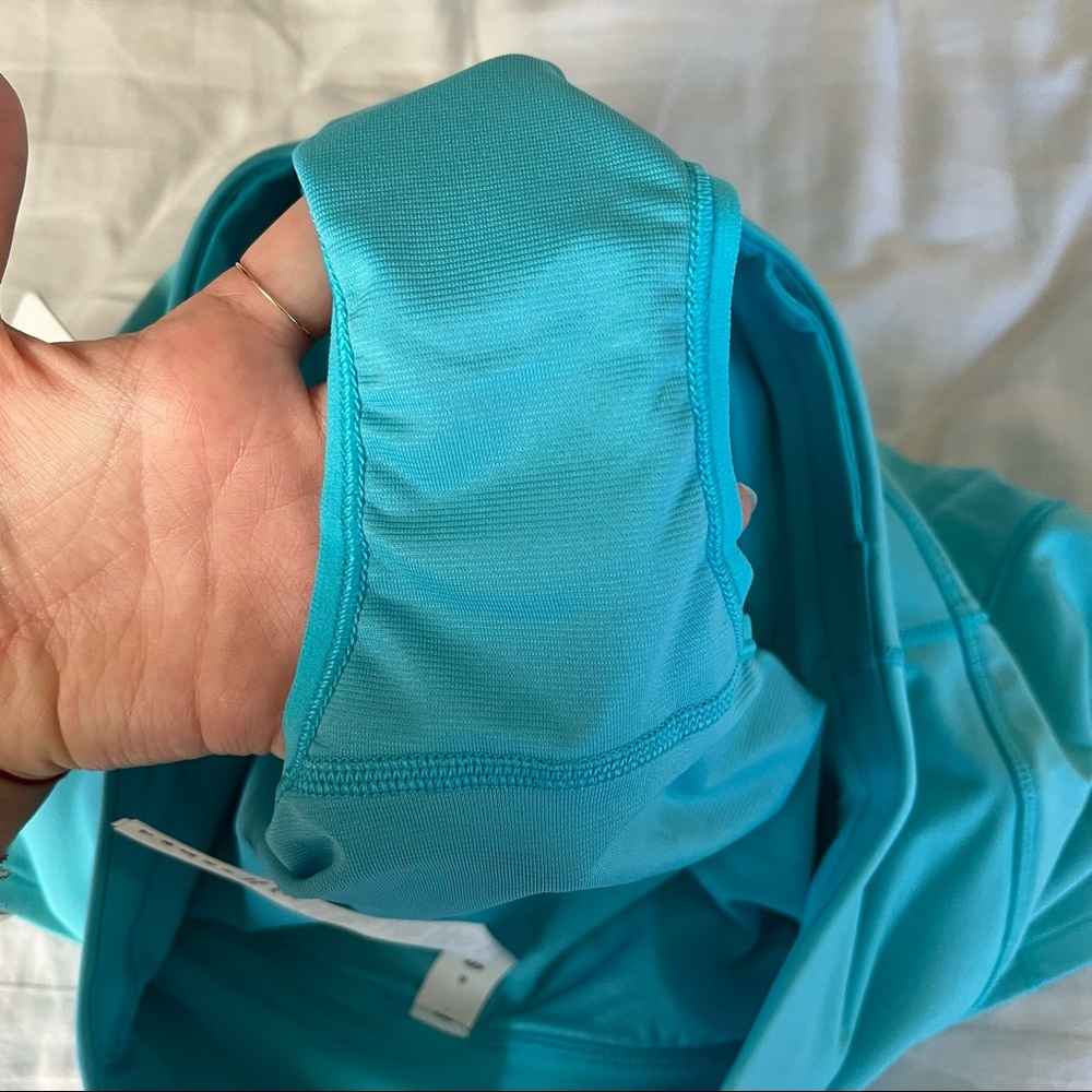 Lululemon electric turquoise speed up shorts high rise 2.5” inseam - Picture 6 of 10